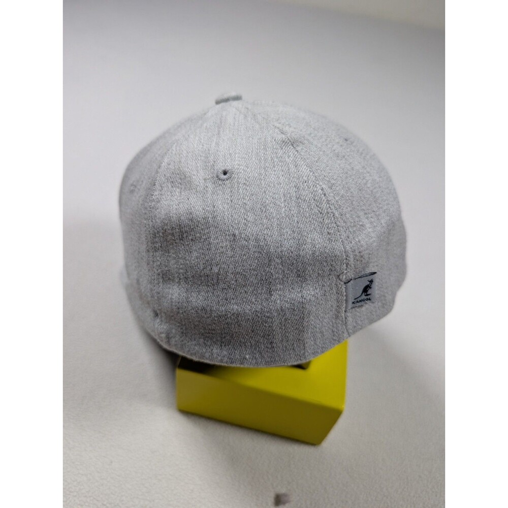 Kangol Wool Flexfit Baseball Hat Fitted Heather Gray Size L/XL Embroidered Logo - Picture 4 of 9